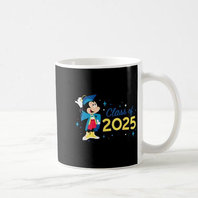 Mickey Maus Mütze & Robe '25 Abschlussklasse o Kaffeetasse (Rechts)