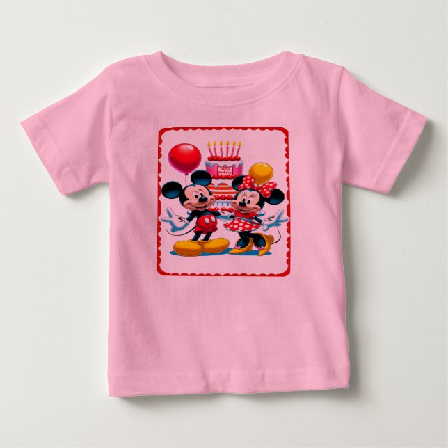 Mickey & Minnie Birthday Bash T-Shirt (Vorderseite)