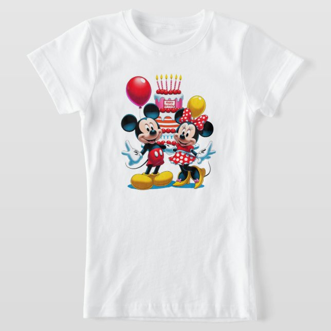 Mickey & Minnie Birthday Bash T-Shirt (Ablage )