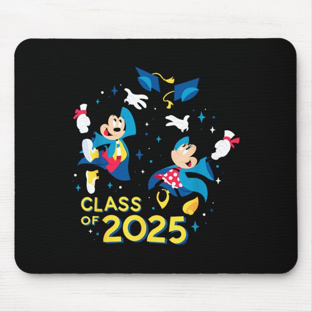 Mickey & Minnie Mouse Abschlussklasse 2025 Mousepad (Vorne)