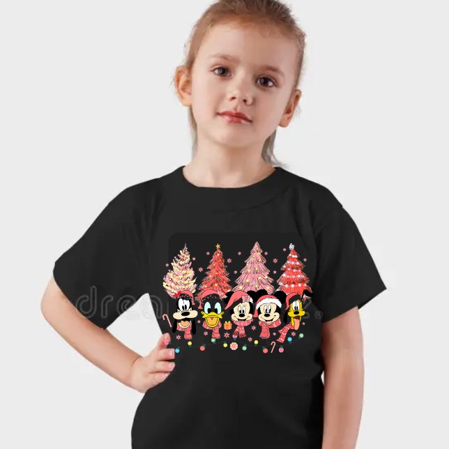 Mickey Mouse Christmas Tree DTF T-Shirt (Von Creator hochgeladen)