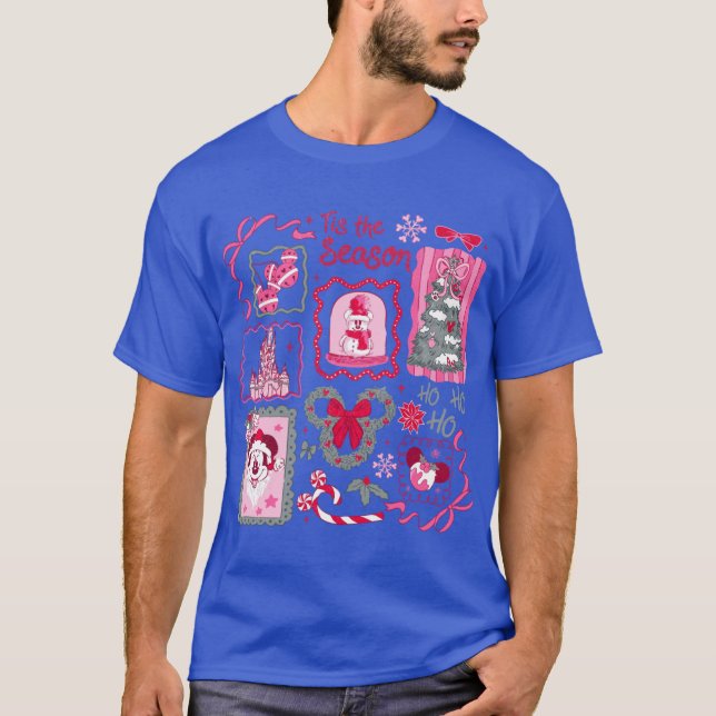 Mickey Santa Claus Christmas funny T-Shirt (Vorderseite)