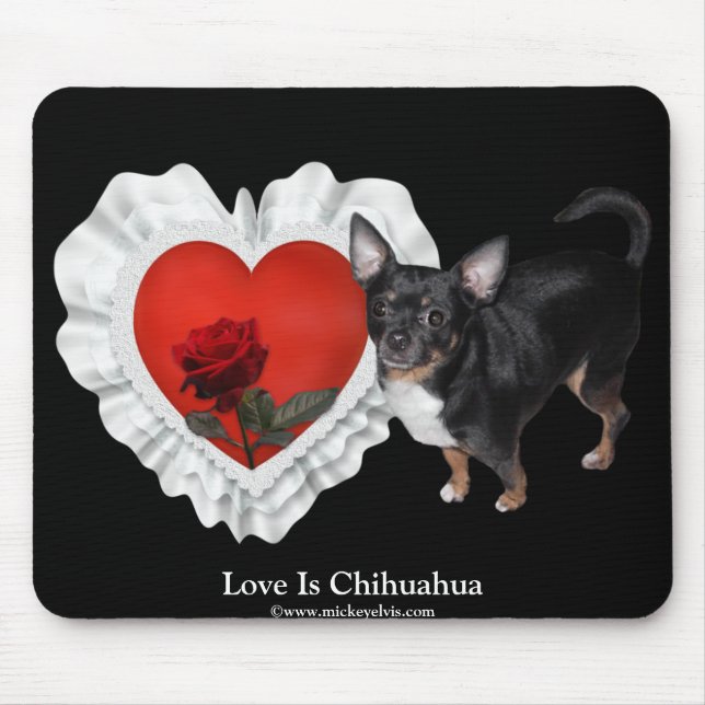 MickeyElvis Chihuahua 8 Mousepad (Vorne)