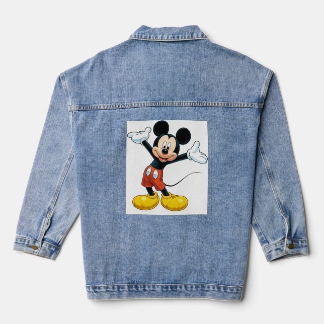 "Mickys Pumpkin-T-Shirt" Jeansjacke (Rückseite)