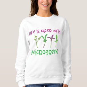 Micro Grüntöne Grower Super Foods Lover Urban Gard Sweatshirt
