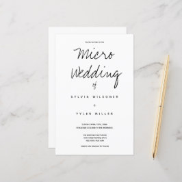 Micro-Hochzeitstypo