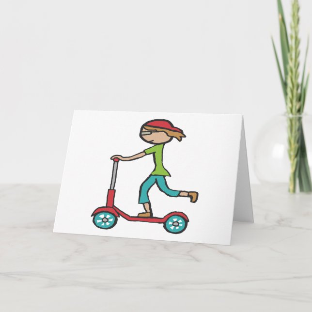 Micro Scooter Karte (Vorderseite)
