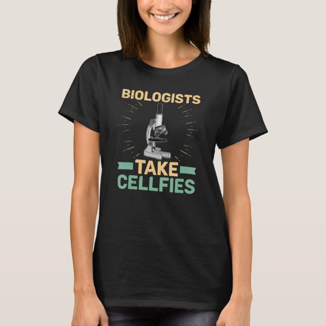 Microbiology Biology Medicine Microscopes 7 T-Shirt (Vorderseite)
