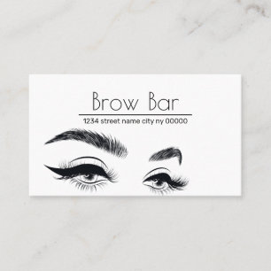 Microblading Brauen & Wimpern, Wimpernverlängerung Visitenkarte