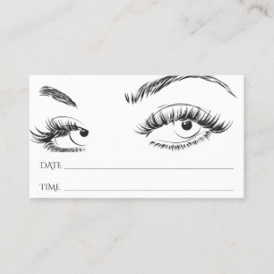 Microblading Brows Salon Terminierungskarte Terminkarte