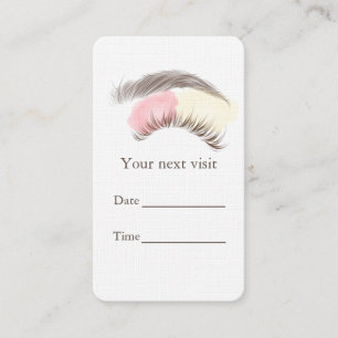 Microblading Brows Salon Terminkarte