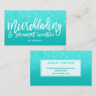 Microblading eleganter visitenkarte
