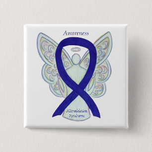 Microdeletion Syndrome Awareness Ribbon Button