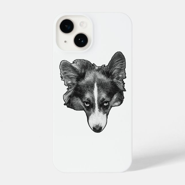 microdot bright face iPhone hülle (Rückseite)