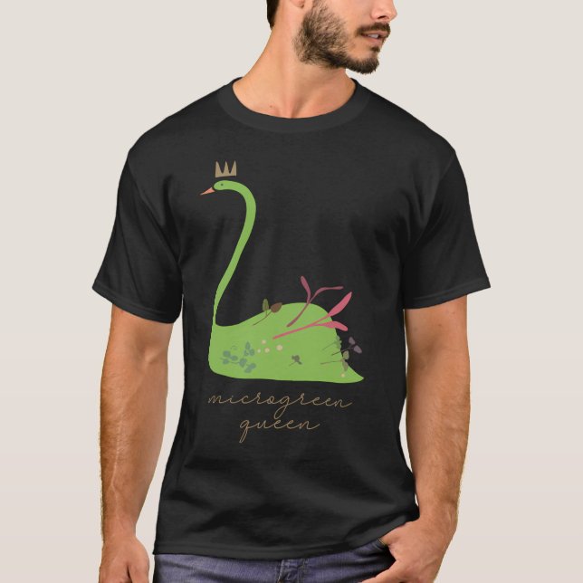 Microgreen Queen Microgreens Urban Farm Gardens T-Shirt (Vorderseite)