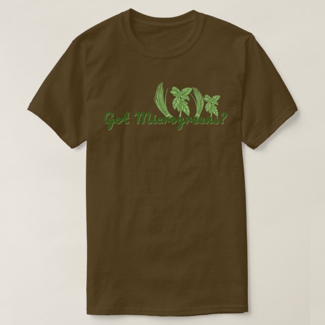 Microgreens Garening 1 T-Shirt (Design vorne)