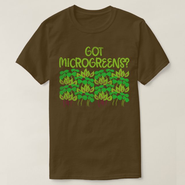 Microgreens Garening 3 T-Shirt (Design vorne)