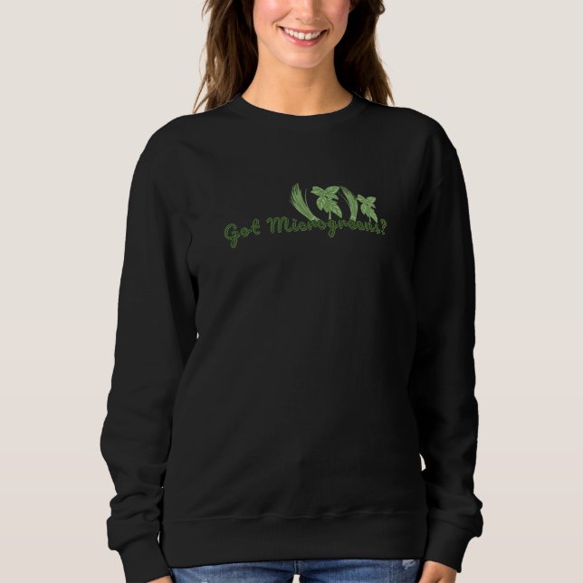 Microgreens Garening Sweatshirt (Vorderseite)