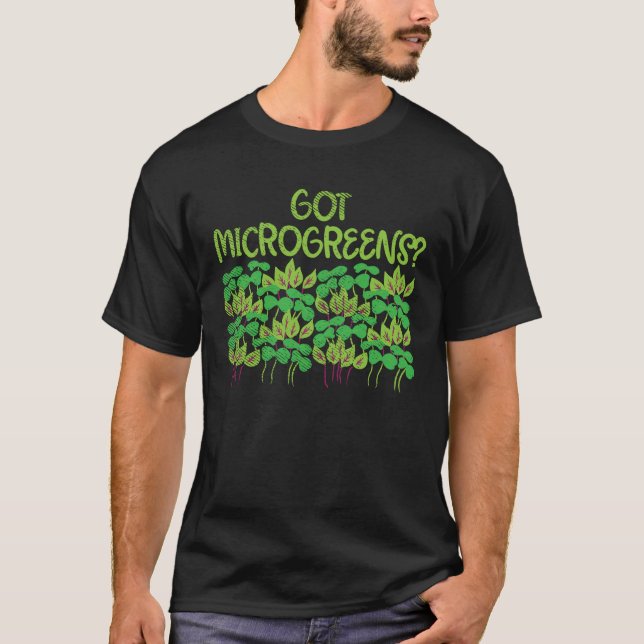 Microgreens Garening T-Shirt (Vorderseite)