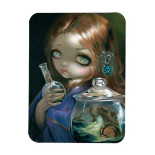 "Microkosmos:  Seeungeheuer-" Flexmagnet Magnet