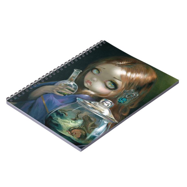 "Microkosmos:  Seeungeheuer-" Notizbuch Notizblock (Linke Seite)