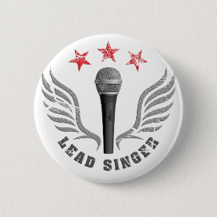 microphone lead singer never stop singing button