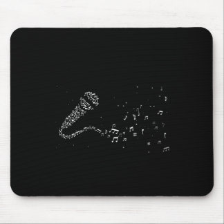Microphone Musiknoten Karaoke Gesang Mic Geschenk Mousepad