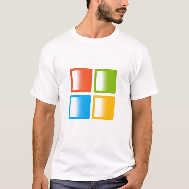 Microsoft Art Logo T-Shirt (Vorderseite)