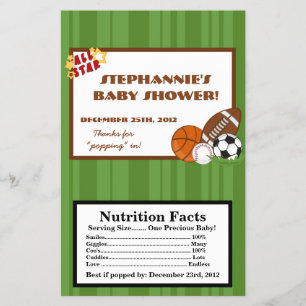 Microwave Popcorn Wrapper All-Star Green Flyer