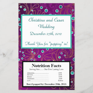 Microwave Popcorn Wrapper Arabian Lila Flyer