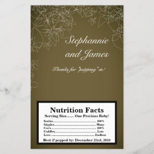 Microwave Popcorn Wrapper Herbst Herbst Braun Flyer