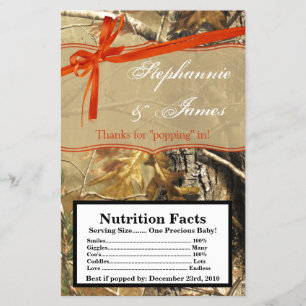 Microwave Popcorn Wrapper Hunters Camoflouge Camou Flyer