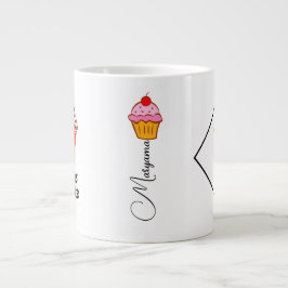 Microwave-Single-Serve-Tasse (Schokoladenkuchen-Ta Jumbo-Tasse