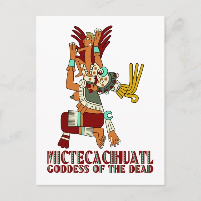 Mictecacihuatl Postkarte (Vorderseite)