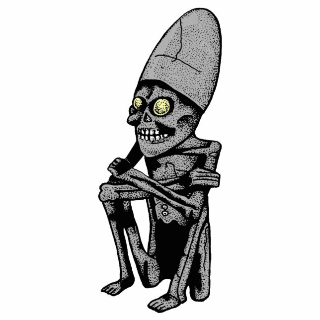 Mictlantecuhtli Foto-Skulptur Freistehende Fotoskulptur (Vorne)