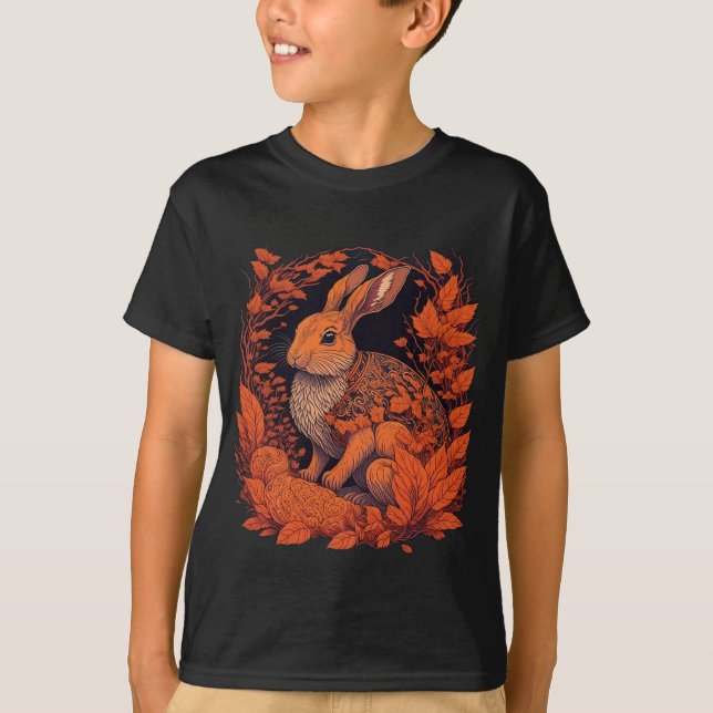 Mid Autumn Festival Rabbit T-Shirt (Vorderseite)