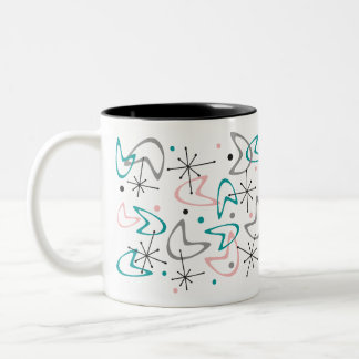 Mid Century Atomic Becher Zweifarbige Tasse