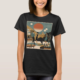 Mid Century California Vibes Martini Tanzparty T-Shirt