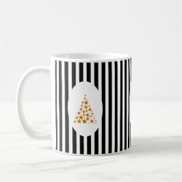 Mid century christmas tree with Golden star Kaffeetasse