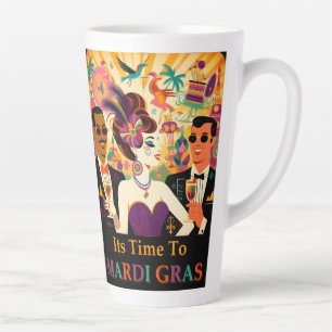 Mid Century Futuristic Mardi Gras Cocktail Party Milchtasse