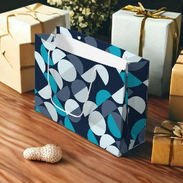 Mid Century Geo Große Geschenktüte