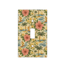 Mid-Century-Hawaii-Hemd-Druck verblasst