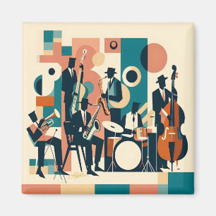 Mid Century Jazz Age Sextett Magnet