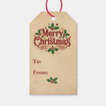 Mid-Century-Kraftpapier-Weihnachtsgeschenkanhänger