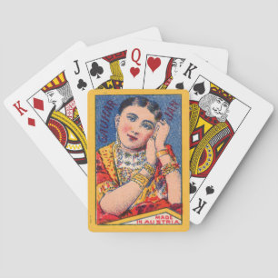 Mid Century Matchbox Werbekunst Spielkarten