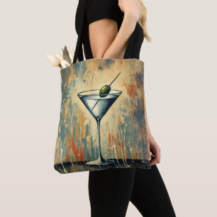 Mid Century Mixed Media Martini Kunst