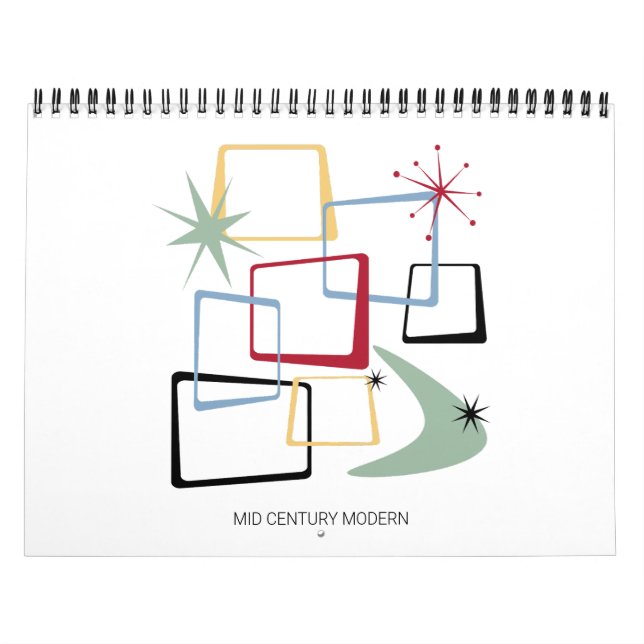 Mid Century Modern #3 Original Retro Art Calendar Kalender (Titelbild)