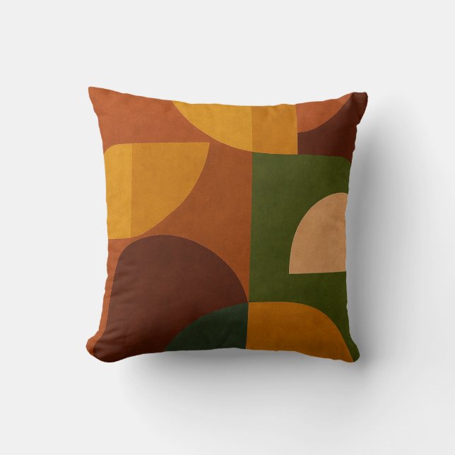 Mid-Century Modern Abstract Composition Kissen (Vorderseite)