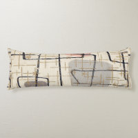 Mid Century Modern Abstracter Körperkissen