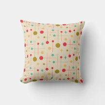 Mid Century Modern Abstraktes Muster 29 Creme
